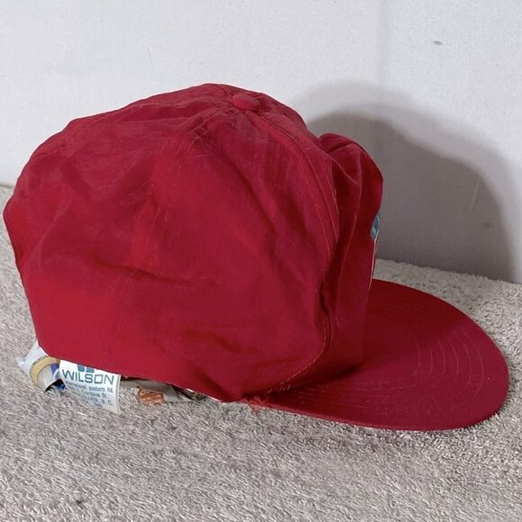 Vintage 90s Coca Cola Red Snap Back Trucker Style Hat - Picture 7 of 13